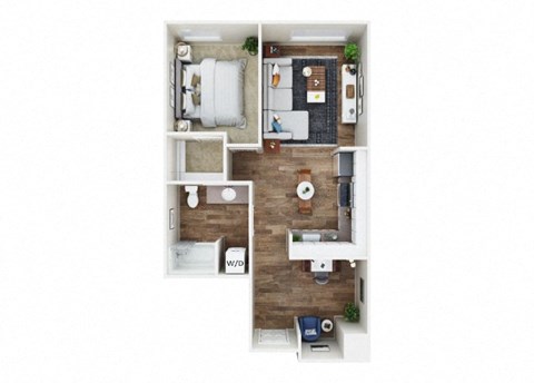 One bedroom one bath